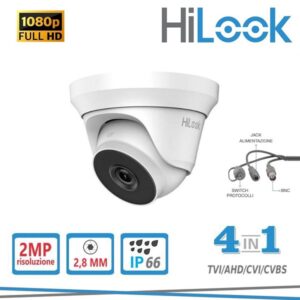 Telecamera Mini Dome 4in1 2 Megapixel 2,8mm Ir 40mt